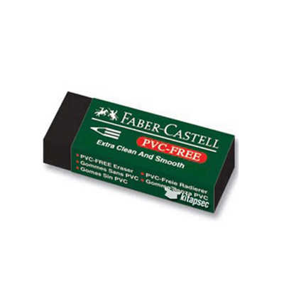 Faber Castell 7089 Pvc Free Silgi Büyük Boy Siyah