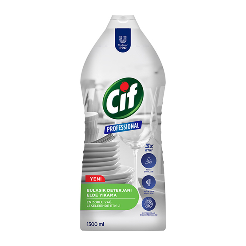 Cif Pro Elde Yıkama Bulaşık Deterjanı 1500 ml resmi