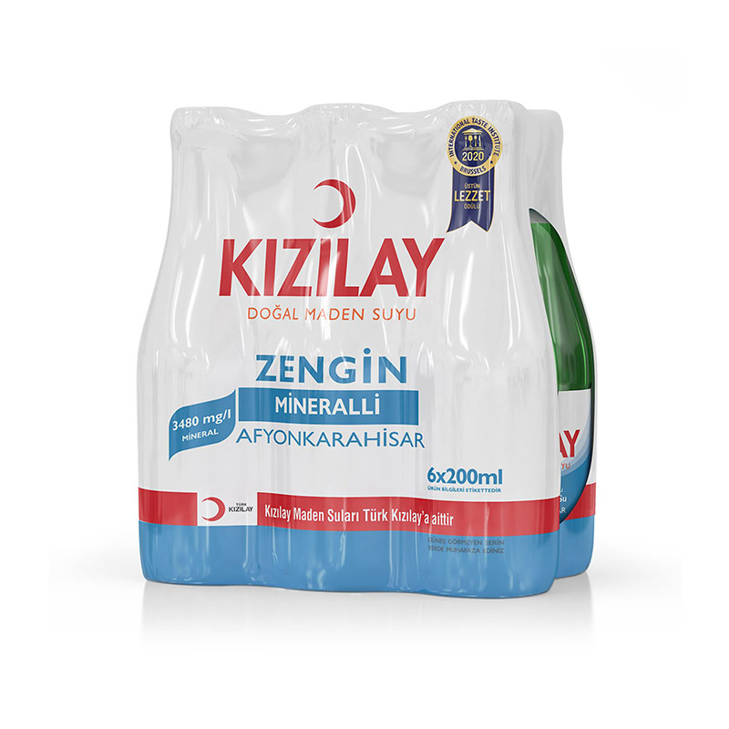 Kızılay Doğal Maden Suyu 200 ml (6 Adet) resmi