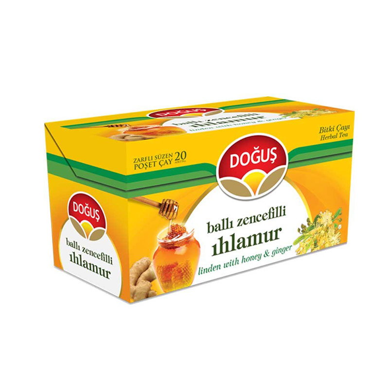 Doğuş Bitki Çayı Ihlamur Ballı Zencefil 1,5 gr 20'li Paket resmi