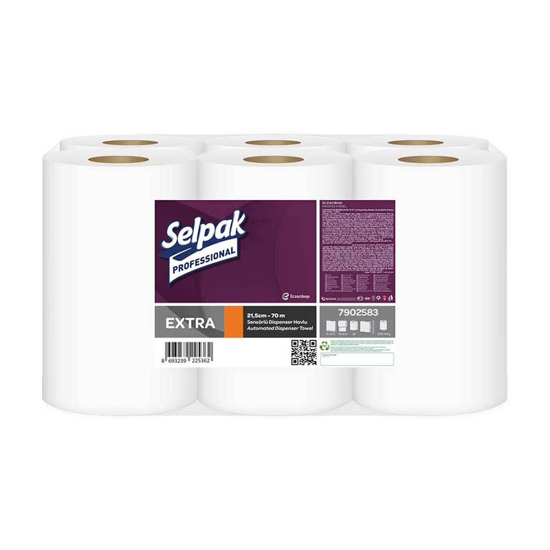 Selpak Professional Extra Hareketli Kağıt Havlu 21 cm 85 m - 6 Adet 7903682 resmi