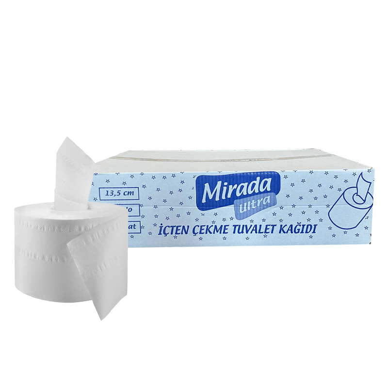 Mirada İçten Çekmeli Tuvalet Kağıdı 170 metre 5 kg 6'lı Paket resmi