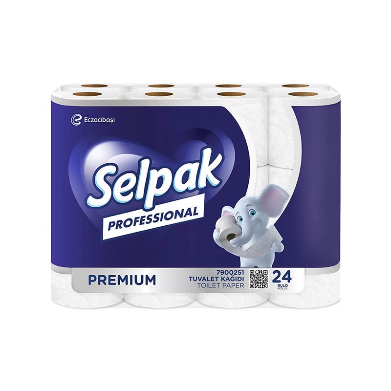 Selpak Professional Premium Tuvalet Kağıdı 3 Katlı 24'lü 7606647 resmi