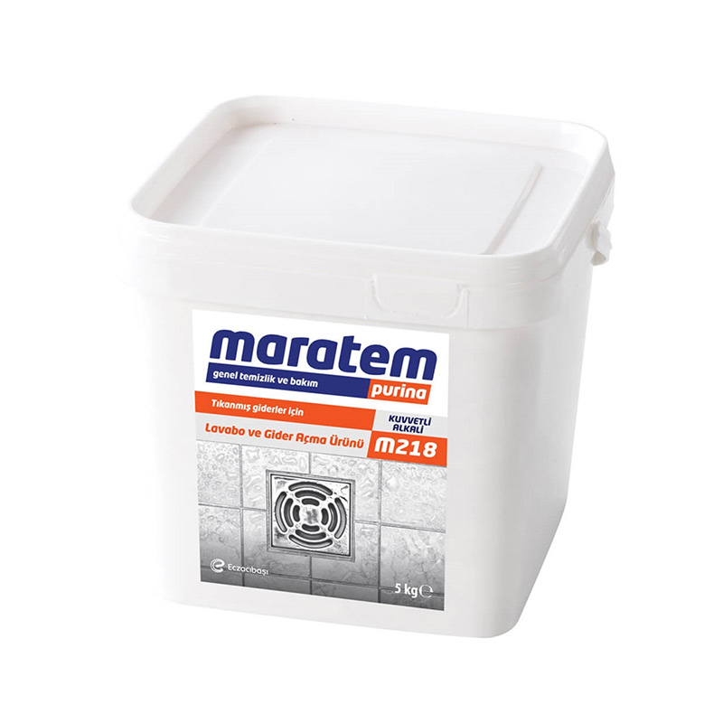 Maratem M218 Lavabo Açma Ürünü Toz 5 kg 9225453 resmi