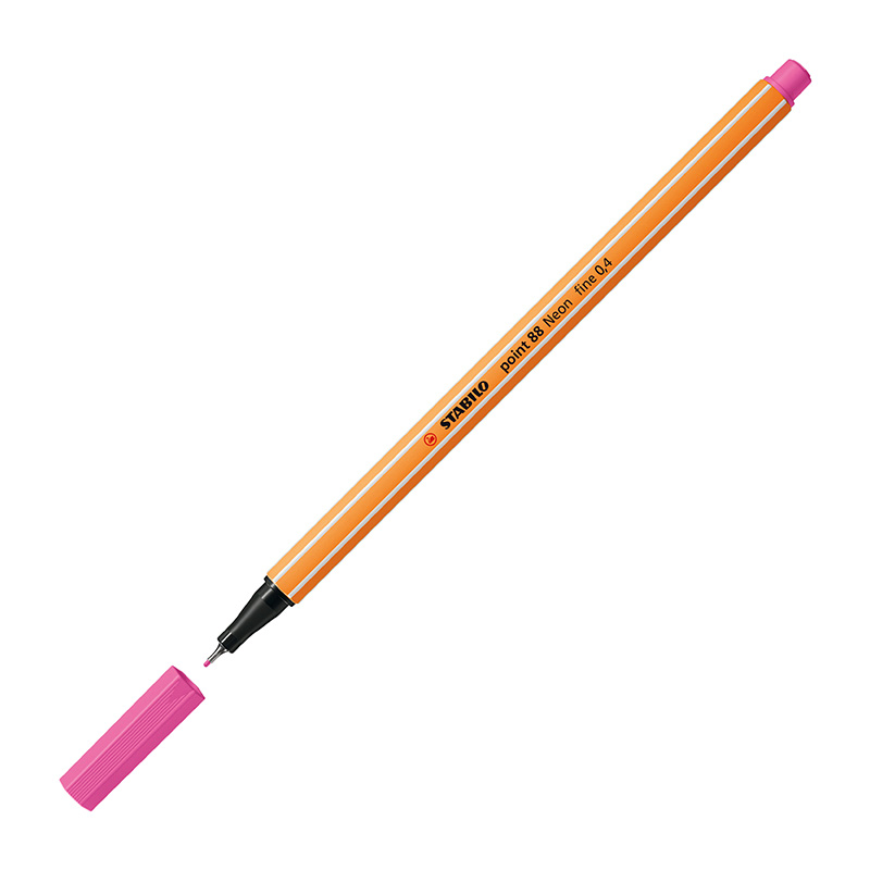 Stabilo 88/56 Point Keçe Uçlu Kalem 0.4 mm - Gül Pembe resmi