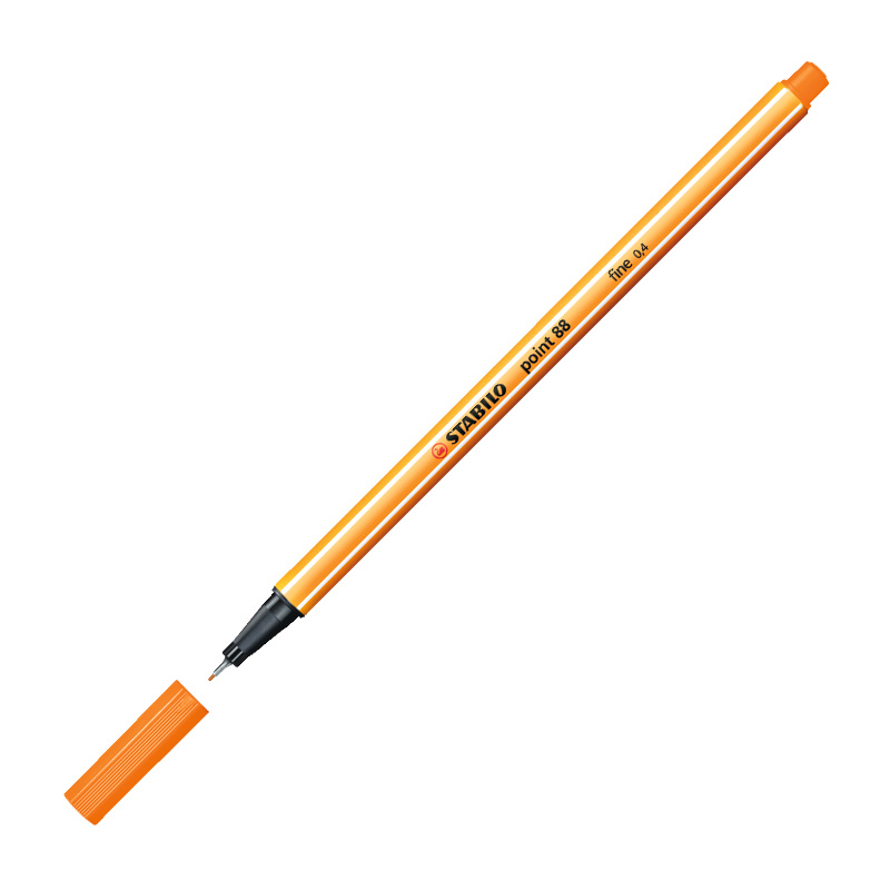 Stabilo 88/54 Point Keçe Uçlu Kalem 0.4 mm - Turuncu resmi
