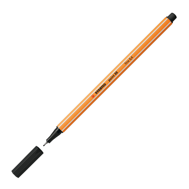 Stabilo 88/46 Point Keçe Uçlu Kalem 0.4 mm - Siyah resmi