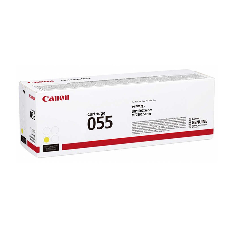 Canon CRG-055 Lazer Toner 2100 Sayfa - Sarı resmi