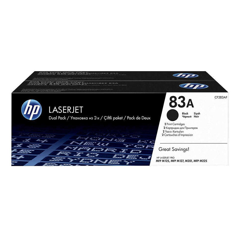 HP 83AF CF283AF Toner Kartuş 1500 Sayfa 2 Li - Siyah resmi
