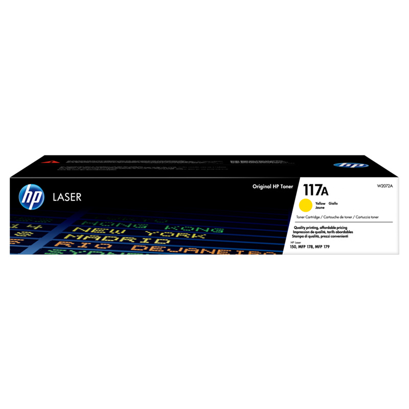 Hp 117A W2072A Lazer Toner 700 Sayfa - Sarı resmi