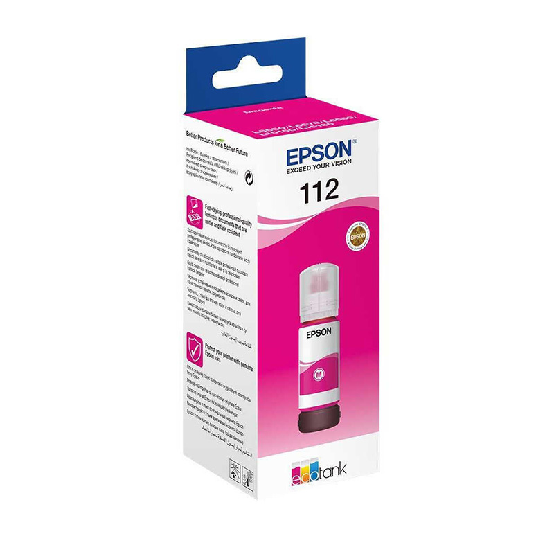Epson 112 13T06C34A Orijinal Şişe Mürekkep Kırmızı resmi