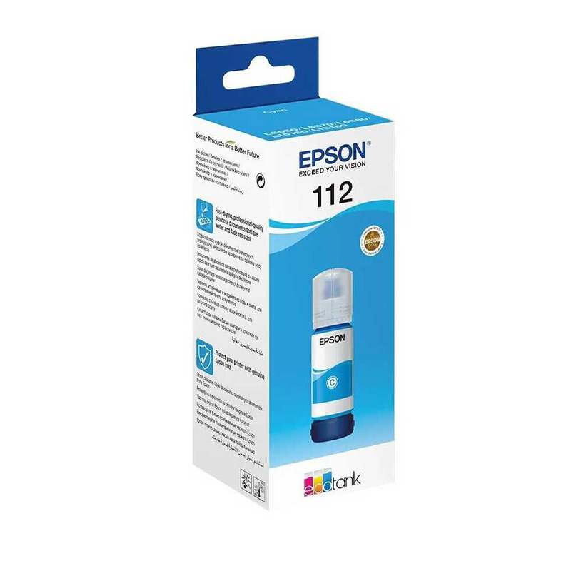 Epson 112 C13T06C24A Orijinal Şişe Mürekkep Mavi resmi