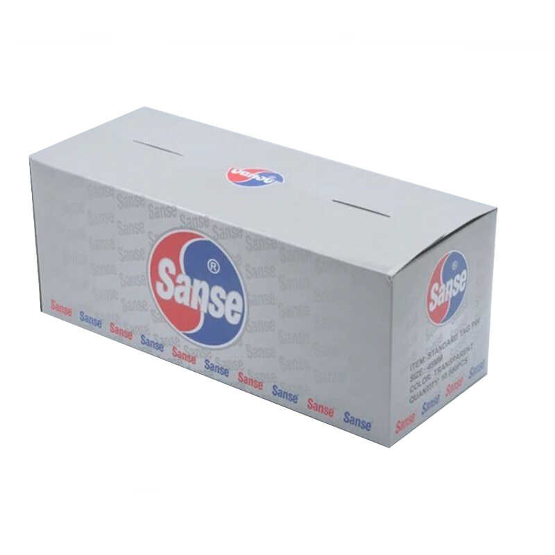 Sanse Kılçık Etiket Plastiği Şeffaf 45 mm 10.000'li