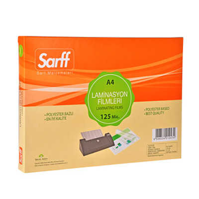Sarff Laminasyon Filmi 125 Mikron A4 100'lü Paket