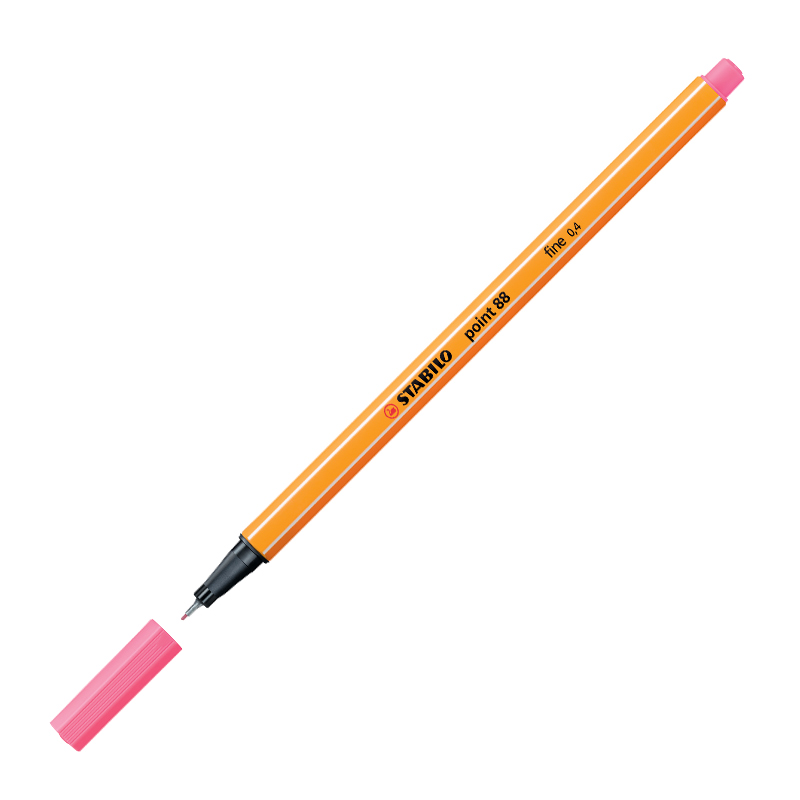 Stabilo Point 88/29 Keçe Uçlu Kalem 0.4 mm Pembe resmi