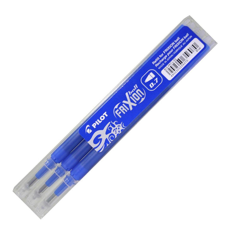 Pilot Roller Frixion Ball Yedek Refil 0.7 mm Mavi 3'lü resmi