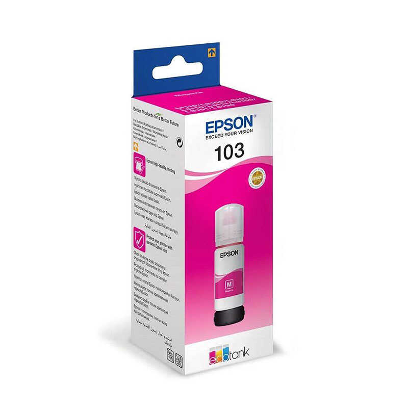 Epson Mürekkep No:103 C13T00S34A Kırmızı 65 ml