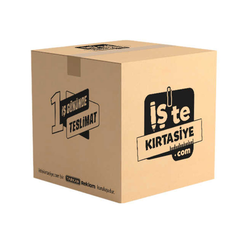 İşte Kırtasiye Taşıma Kolisi Çift Oluklu BC Dalga Mini Boy 2 Desi 220x190x120 mm Kraf resmi