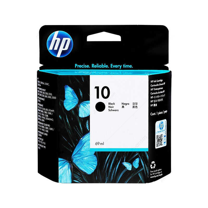 HP 10 C4844A Mürekkep Kartuş 2200 Sayfa - Siyah