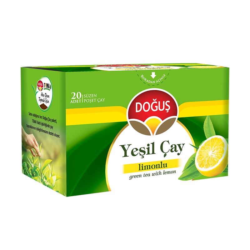 Doğuş Limonlu Yeşil Çay 1,75 gr 20 li resmi