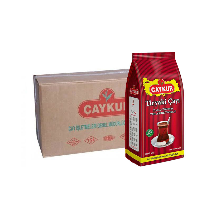 Çaykur Tiryaki Dökme Çay 2 kg (6 Adet) resmi