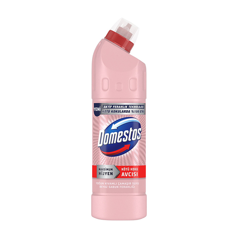 Domestos Çamaşır Suyu Beyaz Sabun Ferahlığı Kötü Koku Avcısı 750 ml resmi