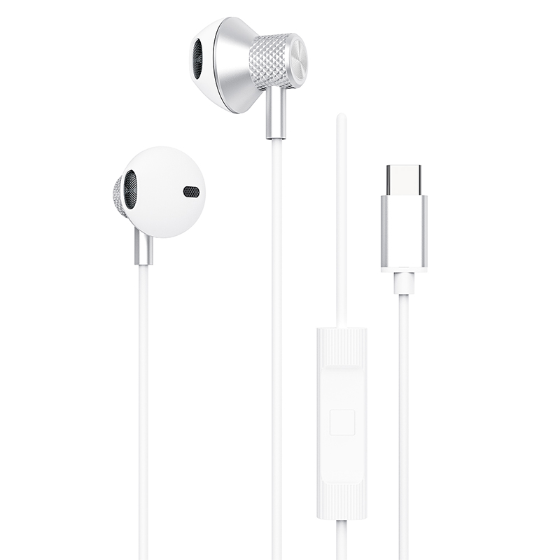 S-link SL-TPK05 Type-C  Metal Kulak İçi Mikrofonlu Kulaklık - Beyaz resmi
