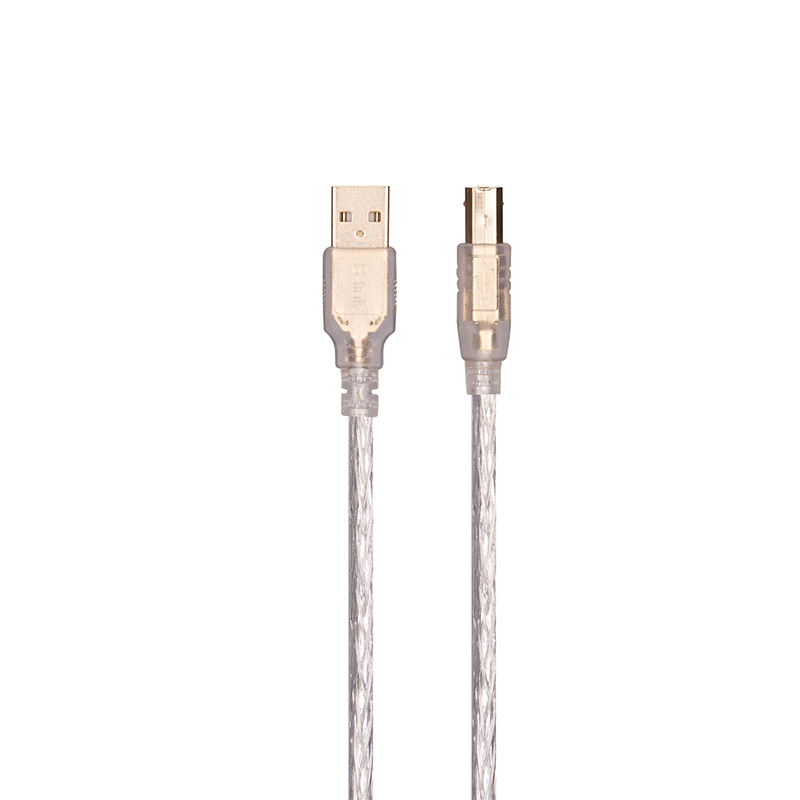 S-link SLX-329 Usb 2.0 Yazıcı Kablosu 5m - Şeffaf resmi