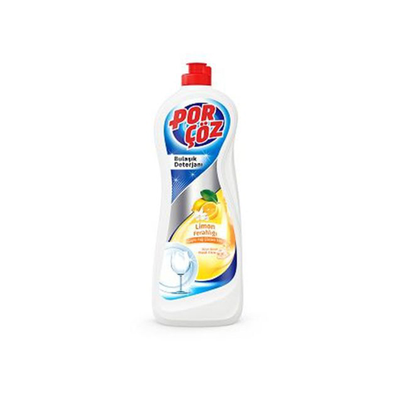 Porçöz Elde Yıkama Bulaşık Deterjanı Limon 675 ml resmi