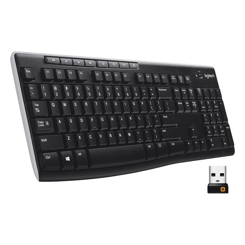 Logitech K270 Kablosuz Q Klavye - Siyah resmi