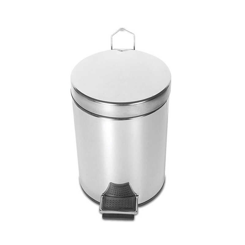 Palex 3700-308 Pedallı Çöp Kovası 8 L Krom