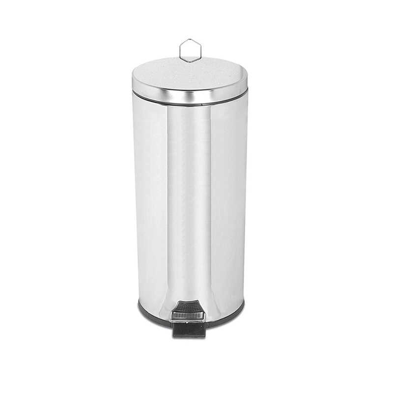 Palex 3700-330 Pedallı Çöp Kovası 30 L Krom