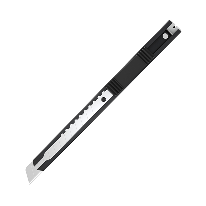 Kraf Maket Bıçağı Dar Metal 621G Siyah (30 Adet) resmi