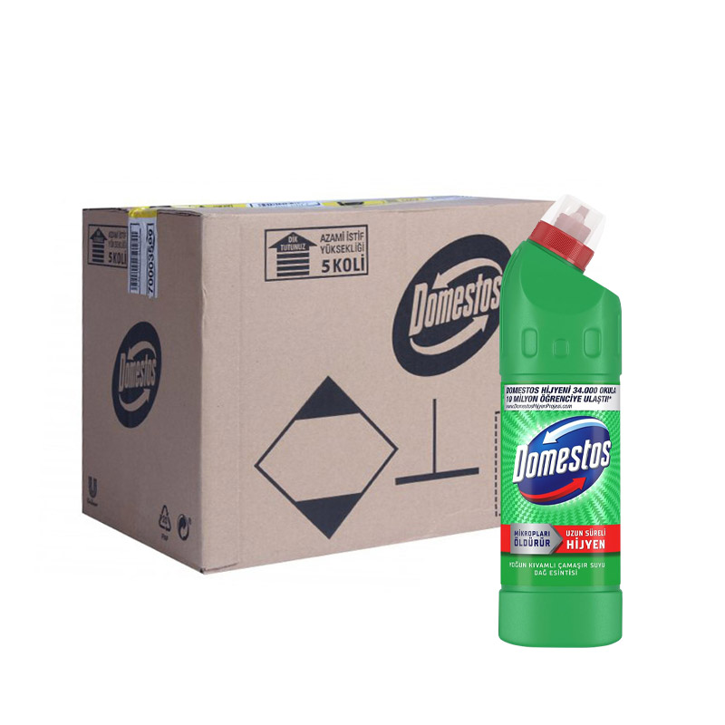 Domestos Çamaşır Suyu Dağ Esintisi 750 ml (20 Adet) resmi