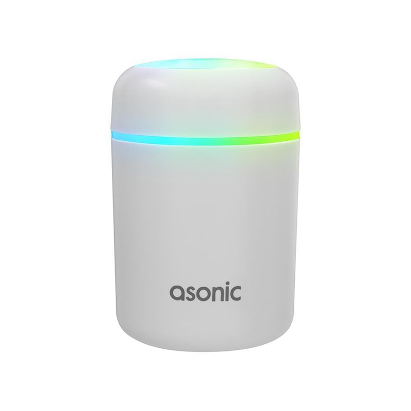 Asonic HN22 300 ml kapasiteli RGB Mini Oda Nemlendirici Beyaz resmi