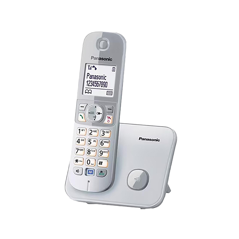 Panasonic KXTG-6811 Dect Telefon Gri resmi