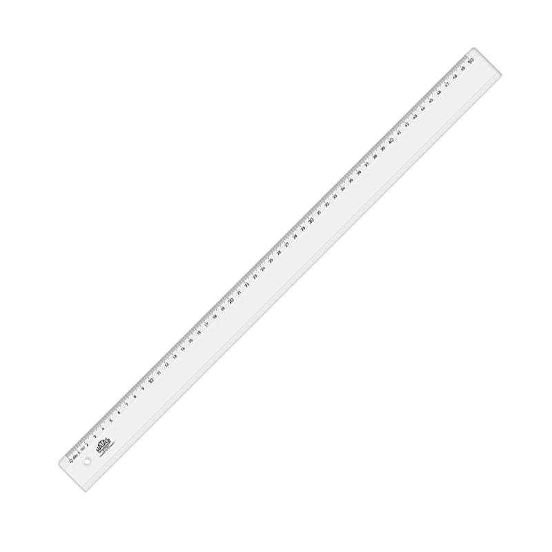 Hatas 169 Plastik Cetvel Büro Tipi Geniş 50 cm resmi
