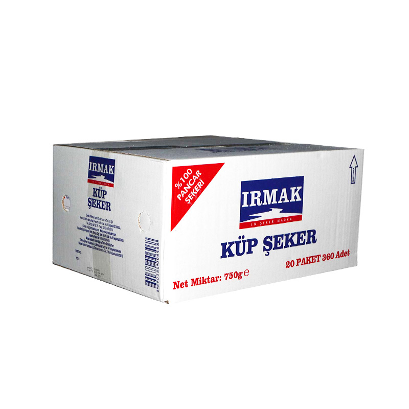 Irmak Küp Şeker Sargısız 750 gr (20 Adet) resmi