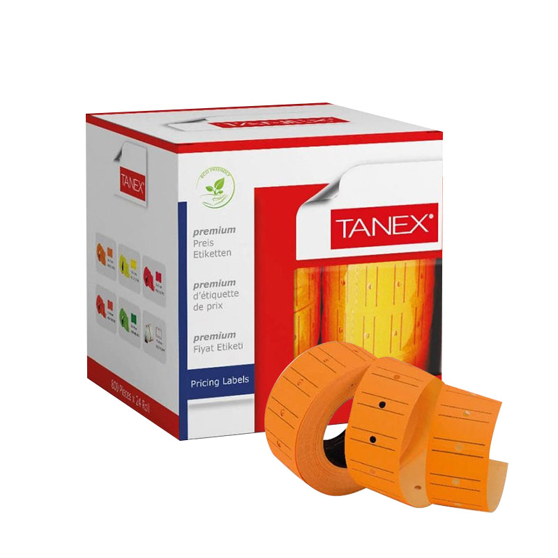 Tanex Motex Etiket Florasan Turuncu 12X21 800'lü resmi