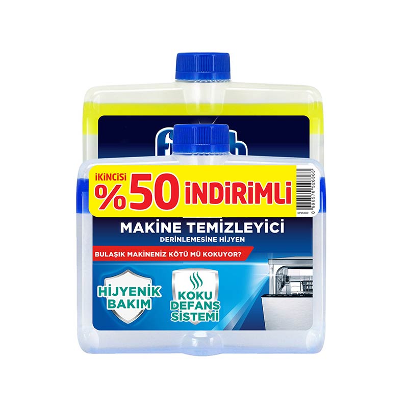 Finish Makine Temizleme Sıvı 250 ml 2'li Paket resmi