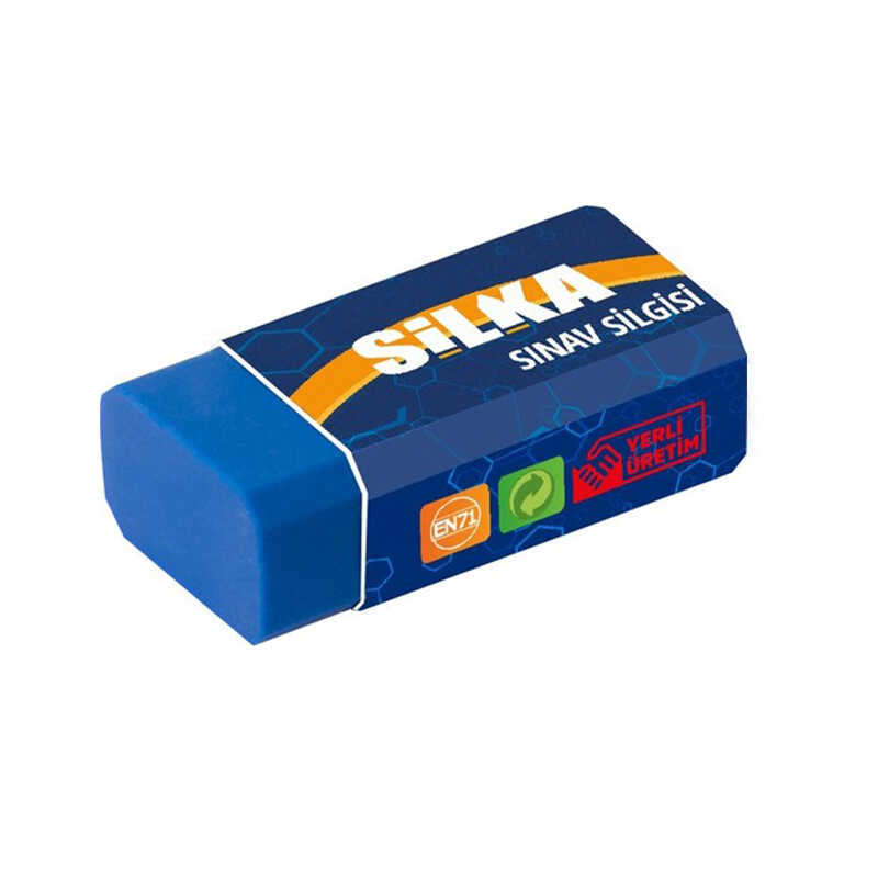 Silka ART9 Sınav Silgisi Orta Boy Mavi