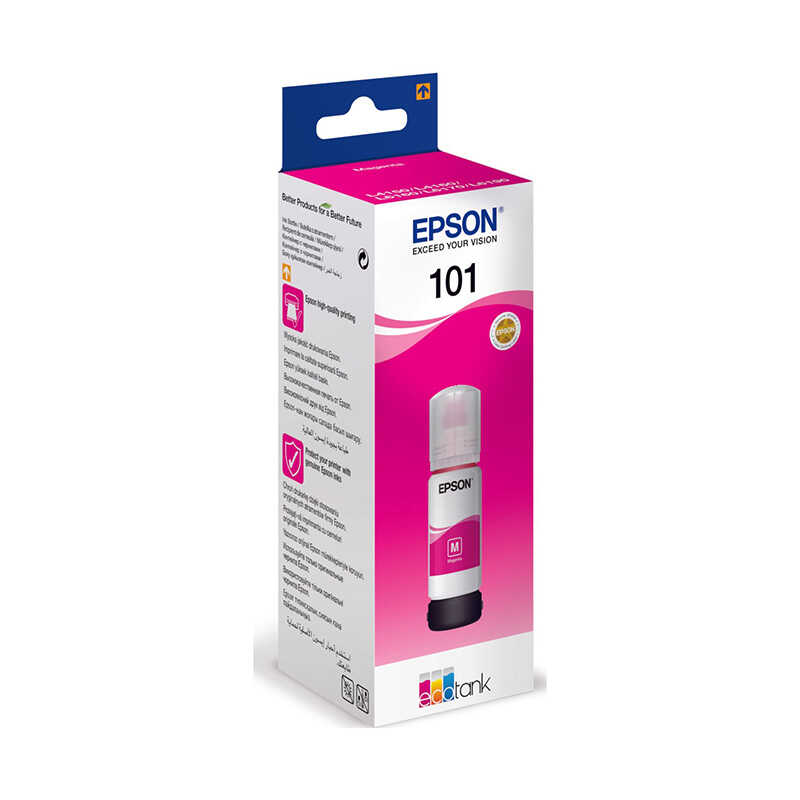 Epson 101 Şişe Mürekkep Kartuş C13T03V34A 70 ml Kırmızı 