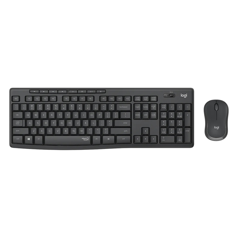 Logitech MK295 Kablosuz Klavye Ve Mouse Set Sessiz Siyah resmi