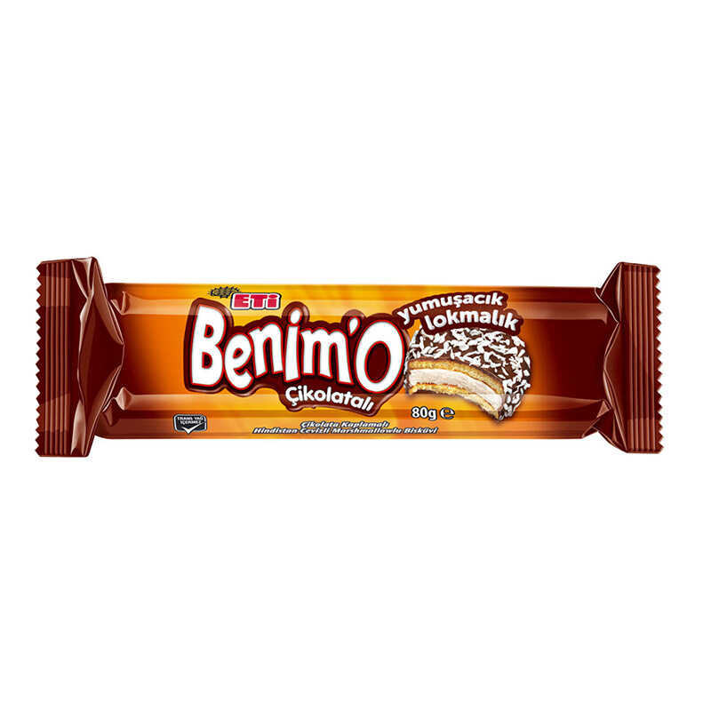 Eti Benimo Lokmalık Çikolatalı Bisküvi 80 gr 18'li Paket