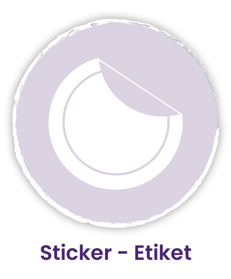 Sticker Etiket Baskı kategorisi için resim