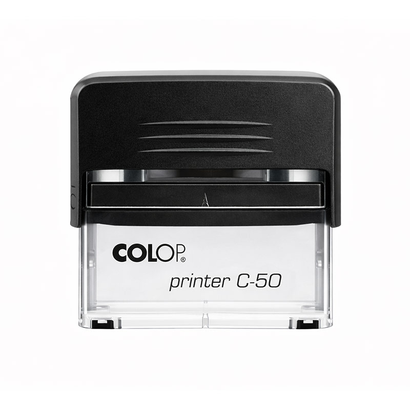 Colop C50 Otomatik Kaşe 30x69 mm Siyah Keçe resmi