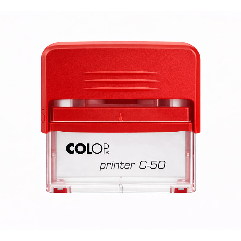 Colop C50 Otomatik Kaşe 30x69 mm Kırmızı Keçe resmi
