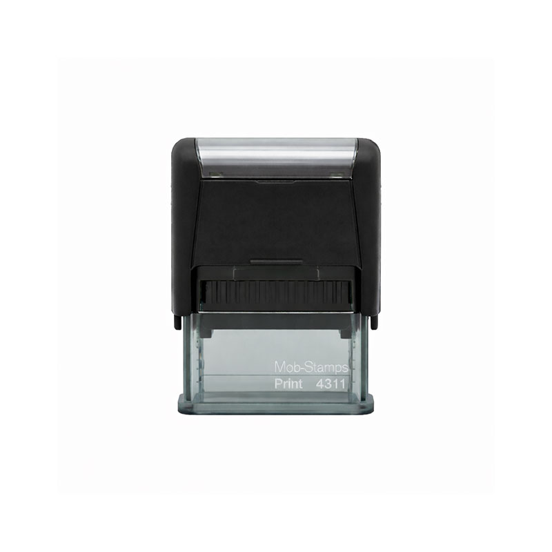 Mobi Stamps 4311 Otomatik Kaşe 14x38 mm Siyah Keçe  resmi
