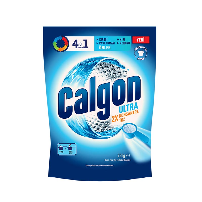 Calgon Toz Poşet Kireç Çözücü 250 gr resmi