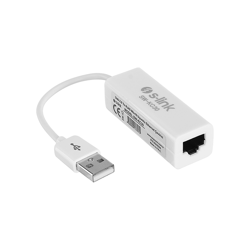 S-link SW-KC30 Usb 2.0 To RJ45 Ethernet Çevirici resmi